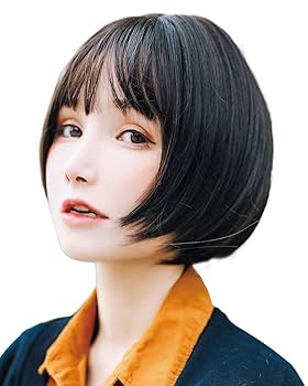 ウィッグ 6個セット ショートボブ ブラック Amazon.co.jp: ORSUNCERウィッグ ボブ ショート 黒 ボブウィッグ